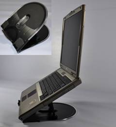 Laptop Stand Black Q